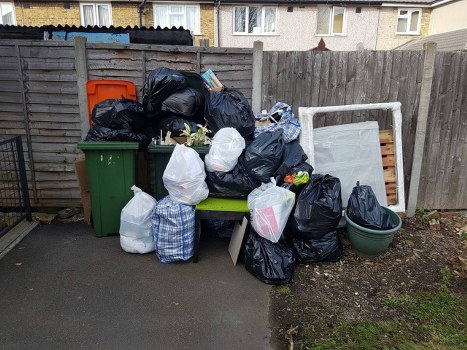 Construction site with waste clearance in Maidenhead